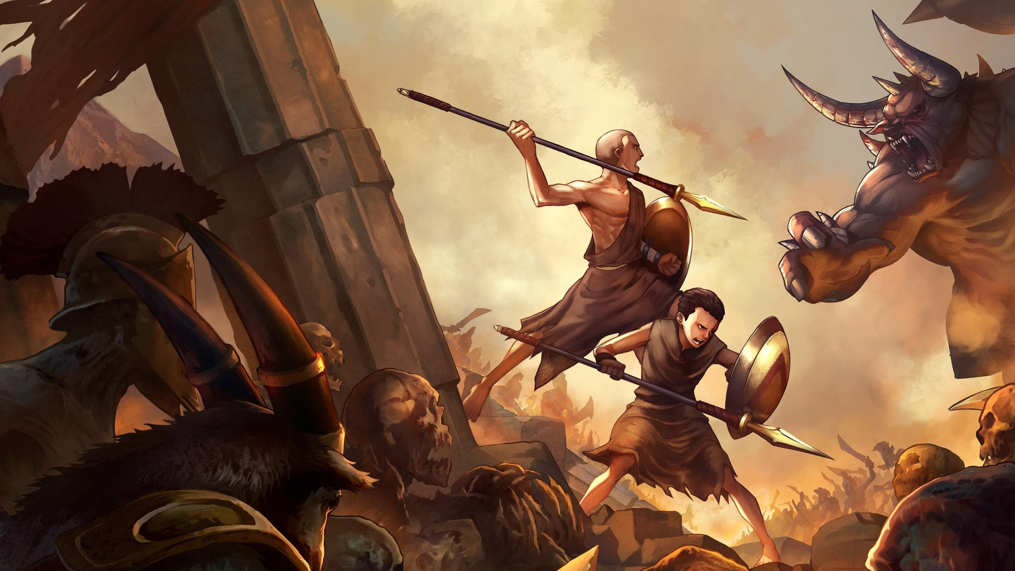 God of War Sons of Sparta artwork