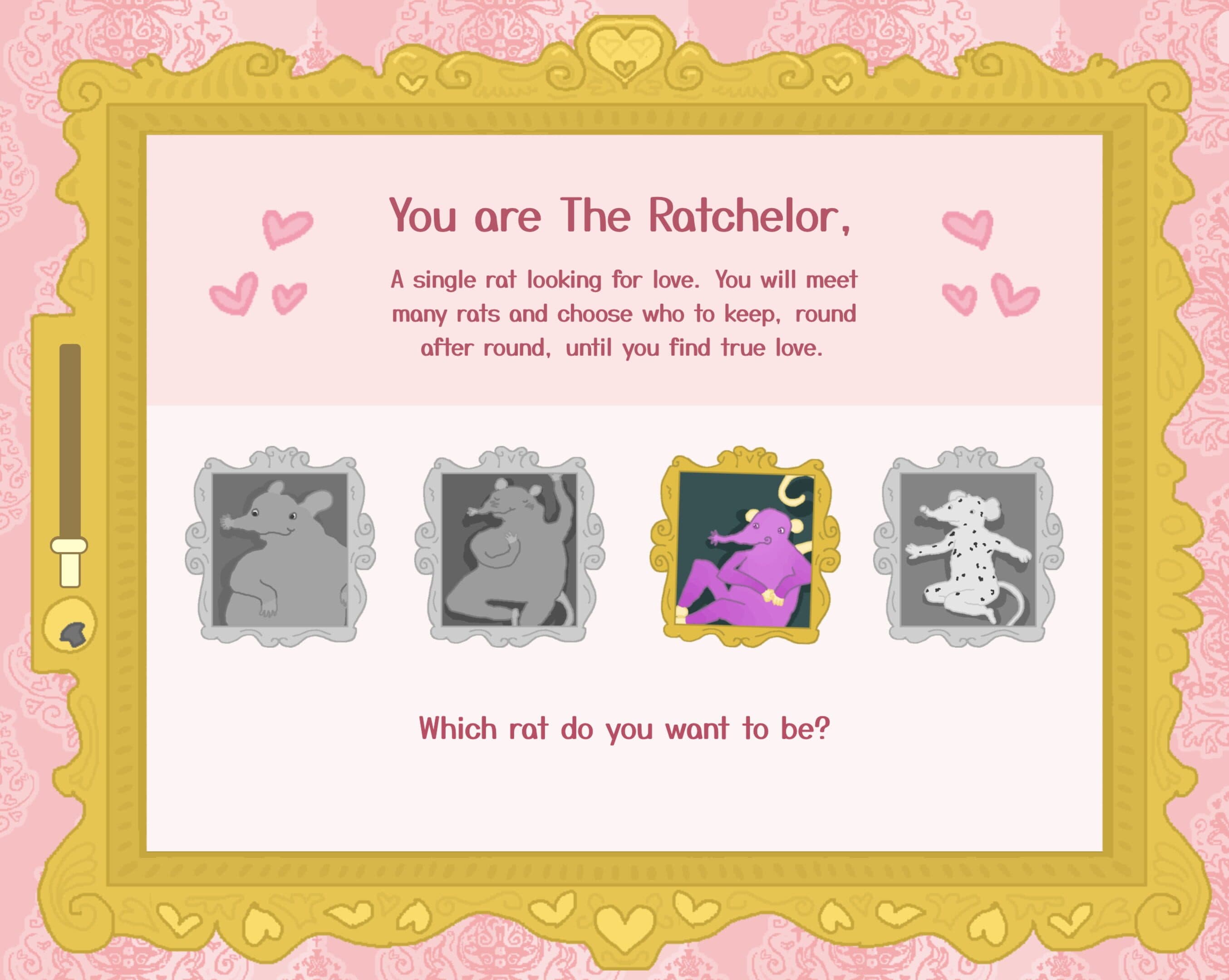 The Ratchelor: A Rat Dating Sim artwork