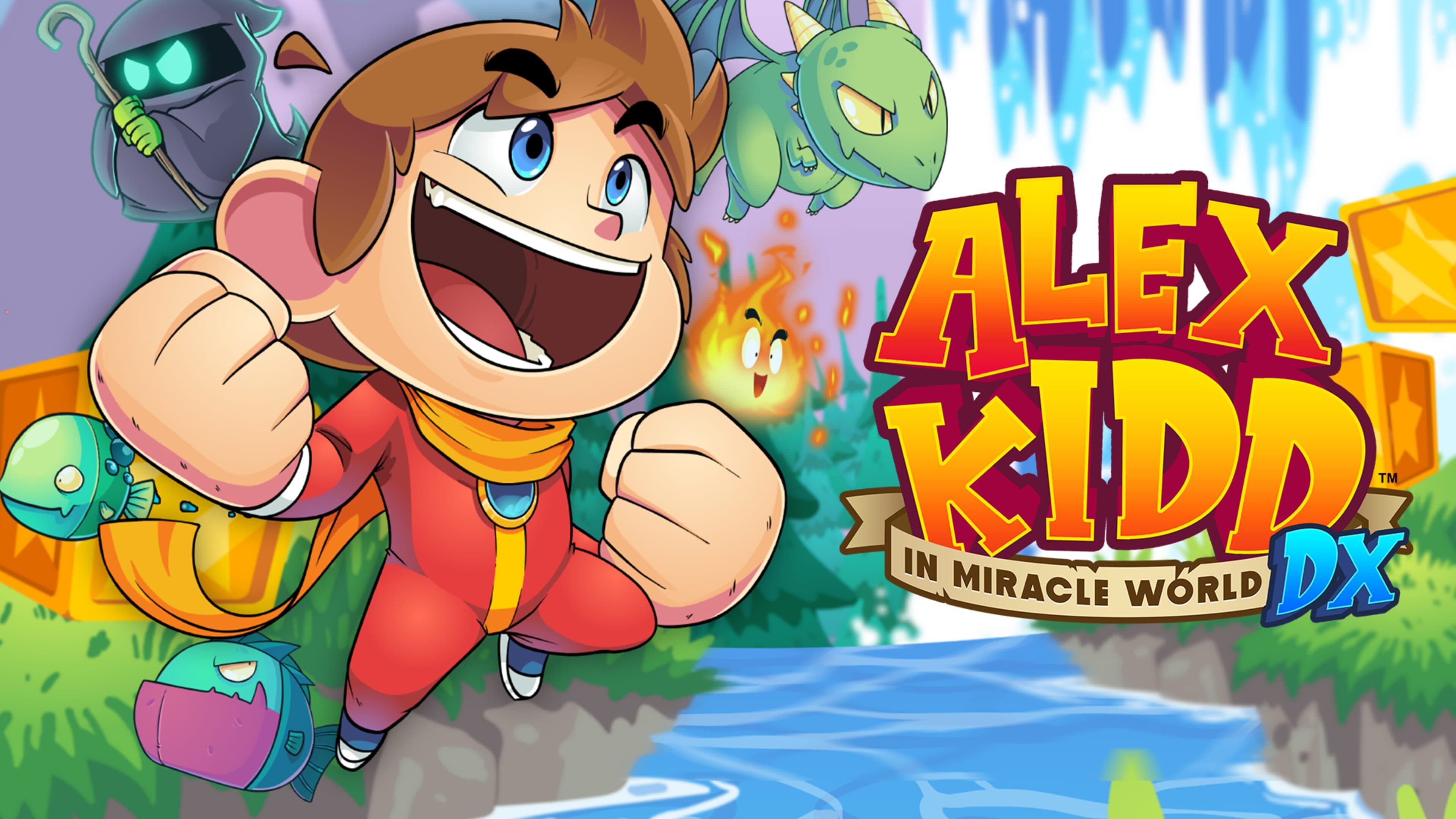 Alex Kidd in Miracle World DX artwork